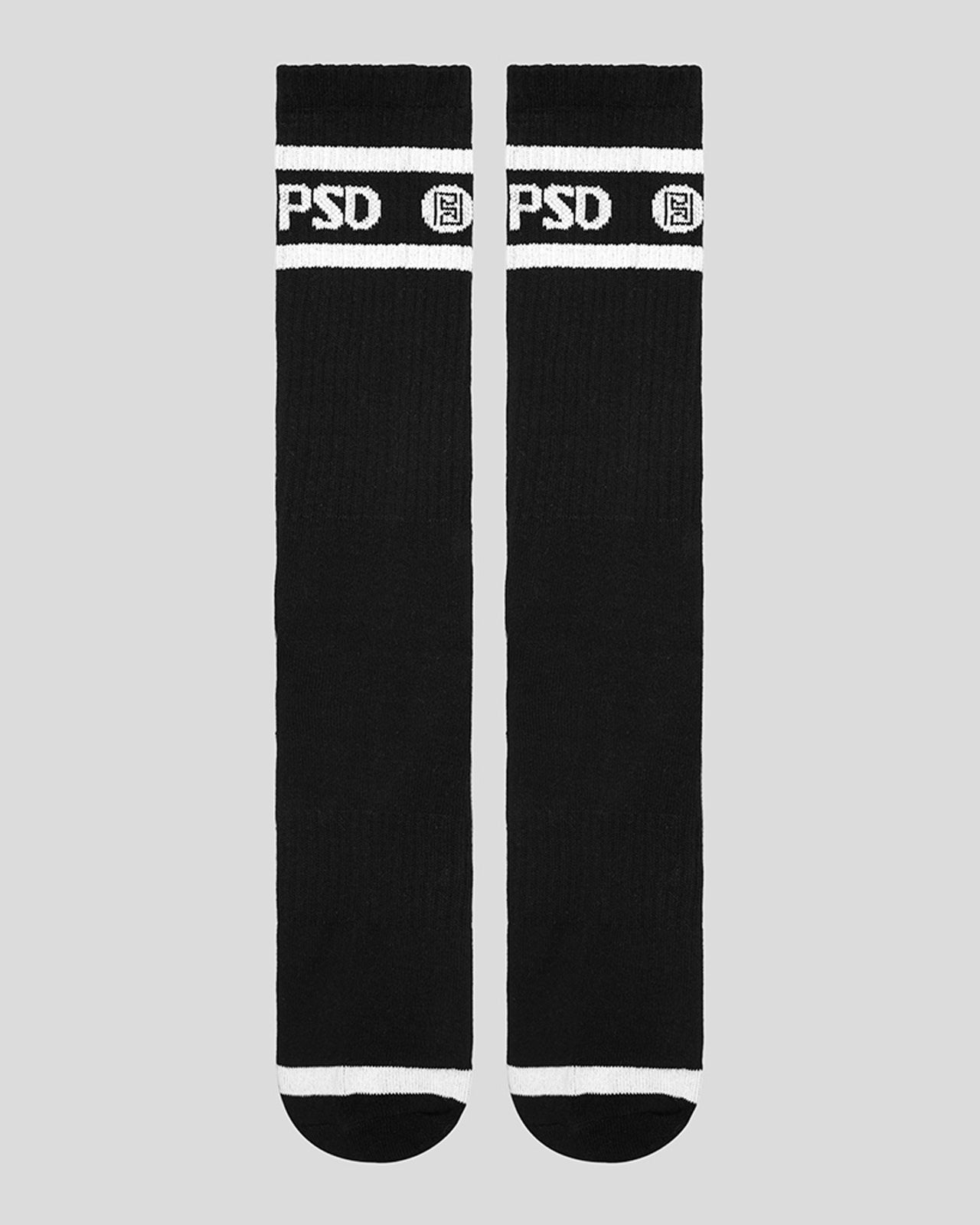 3 Pack - Logo Stripe Crew - Black - Image 3