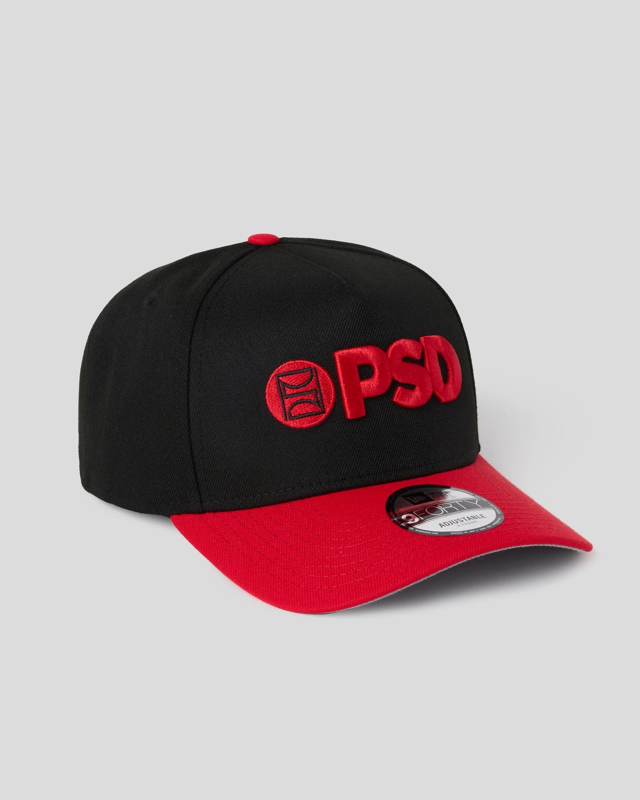 New Era x PSD Logo Hat Black/Red - Image 3