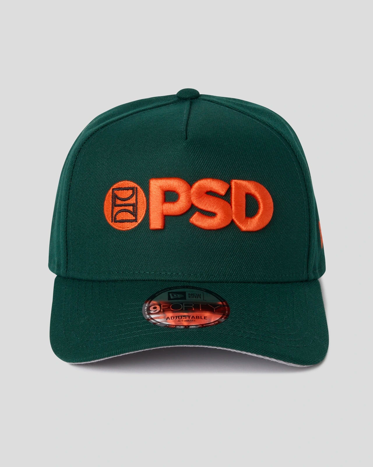 New Era x PSD Logo Hat Green/Orange - Image 2